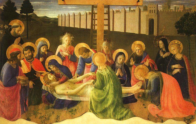 Fra Angelico Lamentation Over the Dead Christ china oil painting image